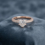 Montura media banda pavé