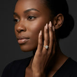 Montura media banda pavé