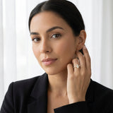 Montura media banda pavé