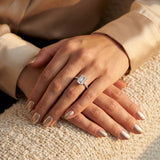 Montura media banda pavé