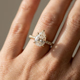 Montura media banda pavé