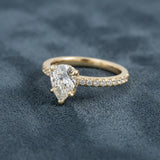 Montura media banda pavé