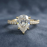 Montura media banda pavé