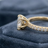 Montura media banda pavé