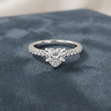 Montura media banda pavé