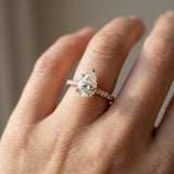 Montura media banda pavé