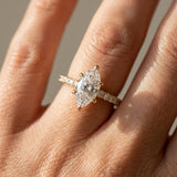 Montura media banda pavé