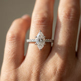 Montura media banda pavé