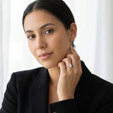 Montura media banda pavé