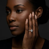 Montura media banda pavé