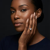 Montura media banda pavé