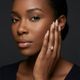 Montura media banda pavé