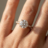 Montura media banda pavé