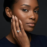 Montura media banda pavé