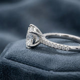 Montura media banda pavé