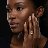 Montura media banda pavé