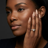 Montura media banda pavé