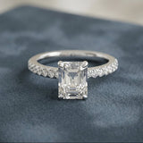 Montura media banda pavé