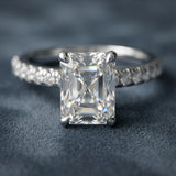 Montura media banda pavé