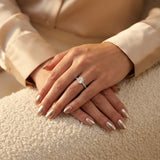 Montura media banda pavé