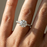 Montura media banda pavé