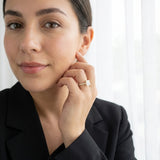 Montura media banda pavé