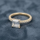 Montura media banda pavé