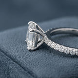 Montura media banda pavé