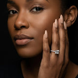 Montura media banda pavé