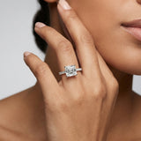 Montura media banda pavé