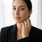 Montura media banda pavé