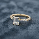 Montura media banda pavé