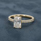 Montura media banda pavé