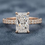 Montura media banda pavé