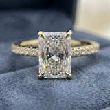 Montura media banda pavé