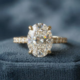 Montura media banda pavé