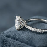 Montura media banda pavé