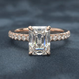 Montura media banda pavé