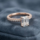 Montura media banda pavé