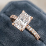 Montura media banda pavé