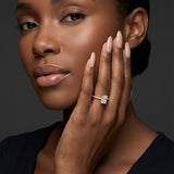 Montura media banda pavé