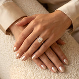 Montura media banda pavé