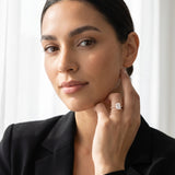 Montura media banda pavé