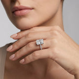 Montura media banda pavé