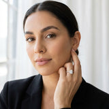 Montura media banda pavé